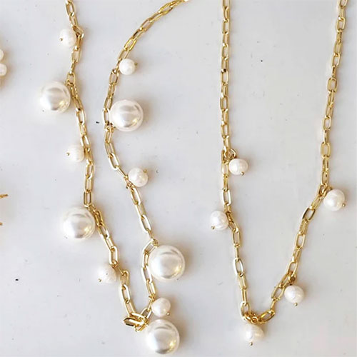COLLAR PERLAS BEA ARCHIDONA - CONJUNTO COMPLETO