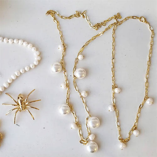 COLLAR PERLAS BEA ARCHIDONA - CONJUNTO COMPLETO