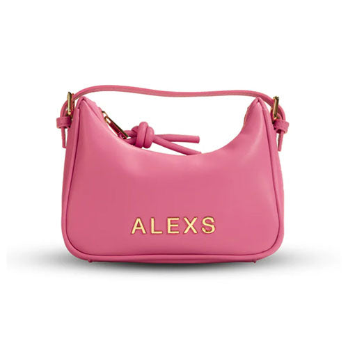 Bolso MINI Doble asa Piel rosa