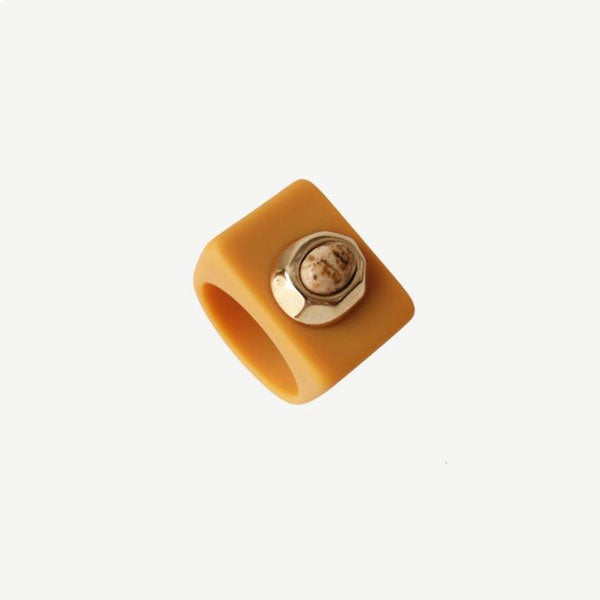ANILLO MOSTAZA MANCHAS