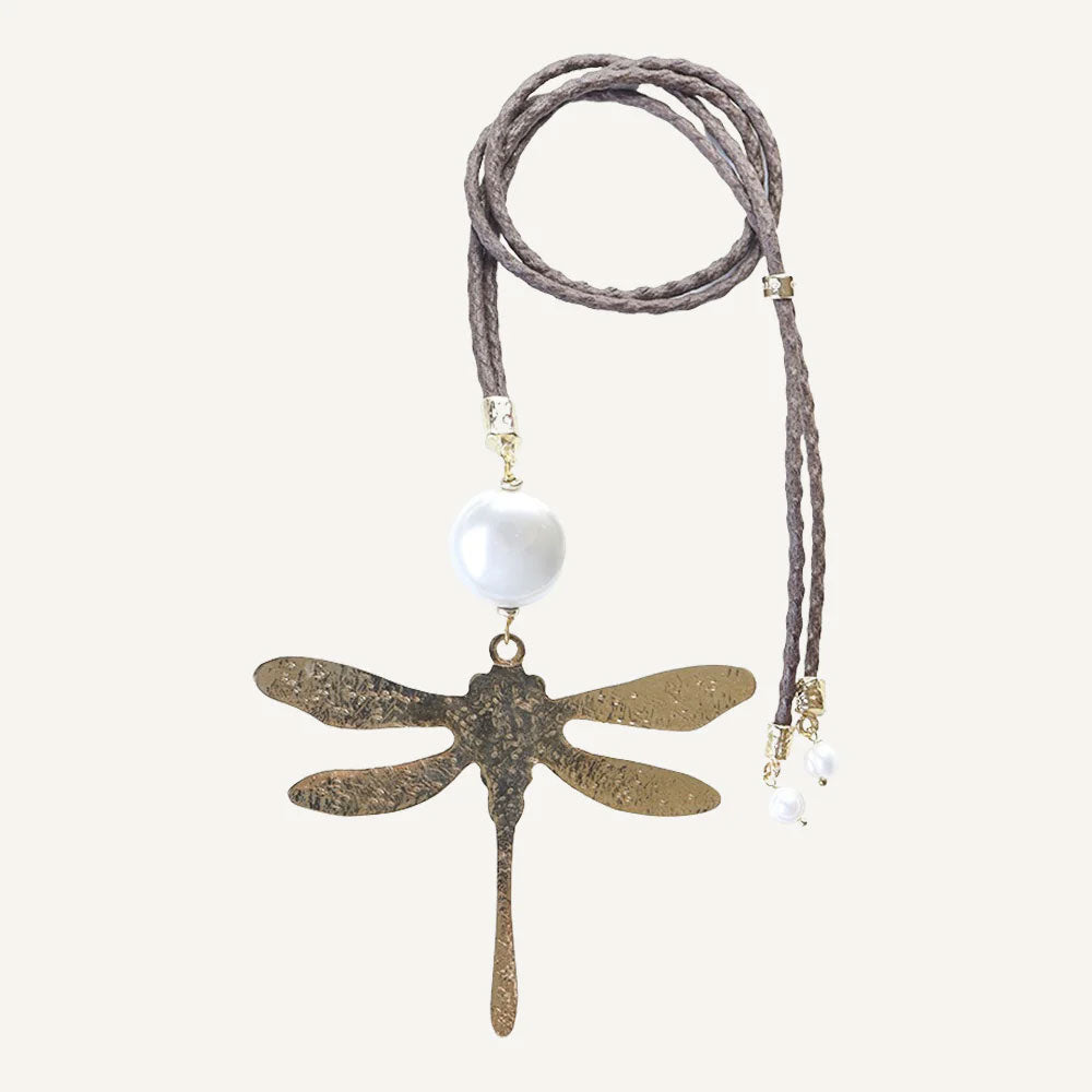Collarets de perles moderns Monsul Libélula Perla