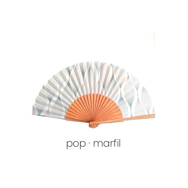 ABANICO POP MARFIL