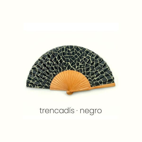 ABANICO TRENCADIS NEGRO