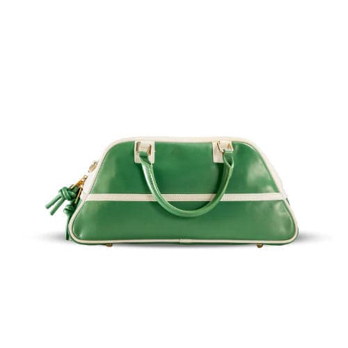 Bolso DEPORTIVO Piel Verde / Blanco