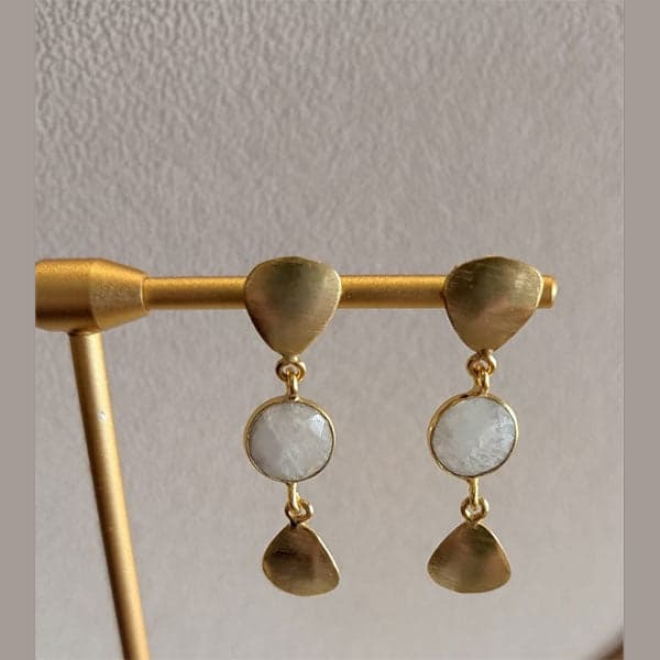 PENDIENTE PIEDRA LUNA