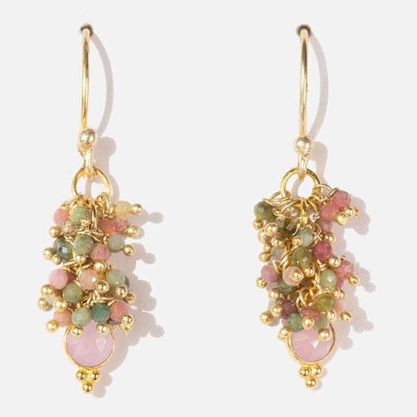 PENDIENTE VESTA TURMALINA