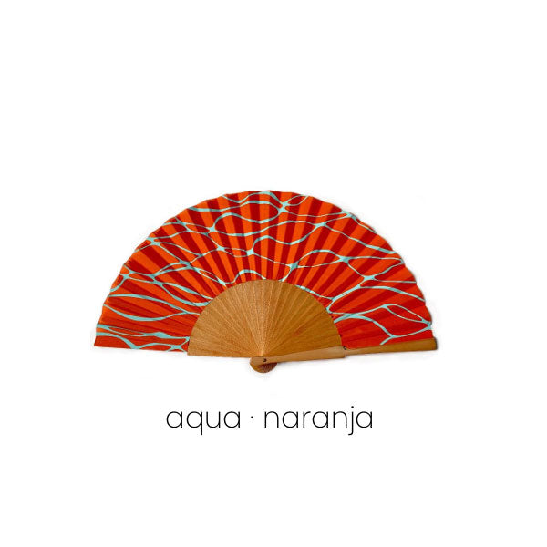 ABANICO AIGUA NARANJA