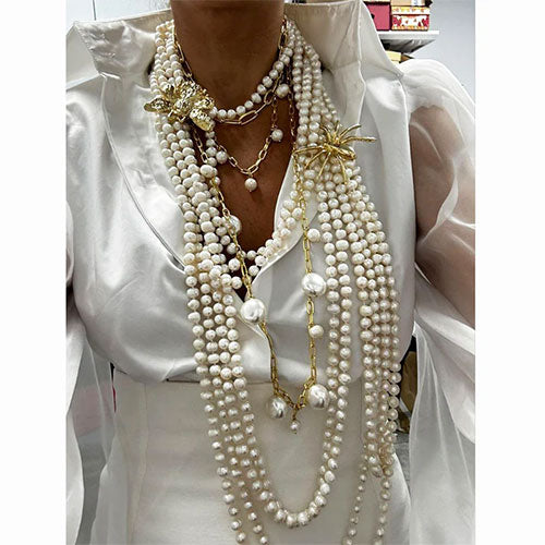 COLLAR PERLAS BEA ARCHIDONA - CONJUNTO COMPLETO