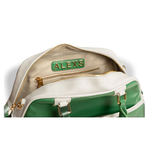 Bolso DEPORTIVO Piel Verde / Blanco