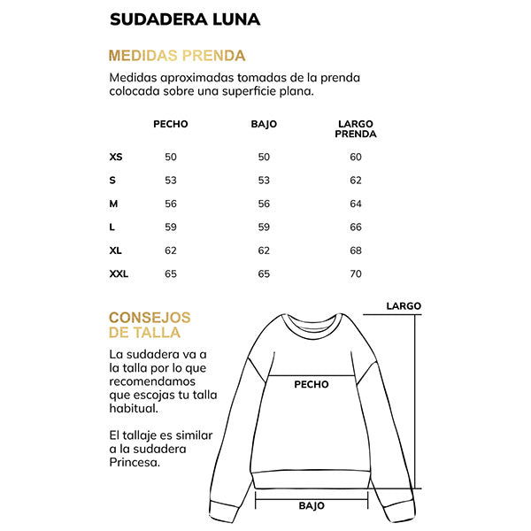 SUDADERA LUNA