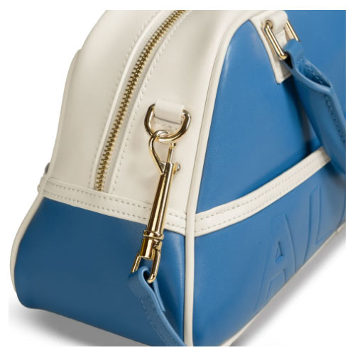 Bolso DEPORTIVO Piel Azul / Blanco